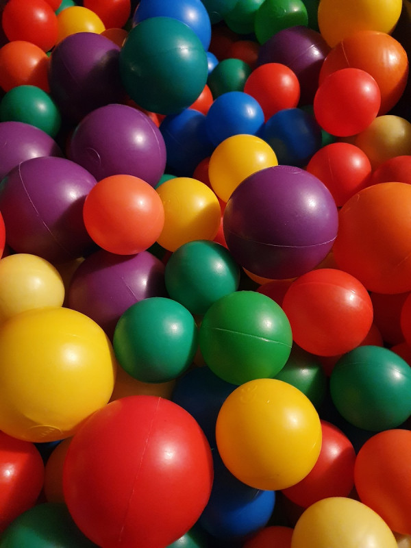 Farbige Bälle
